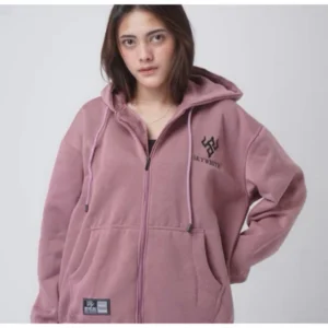 SKYWHITE ZIPPER Resleting COWOK CEWEK Unisex Premium Hoodie Jaket katun Fleece Gramasi 280 murah Tebal Unisex 2024