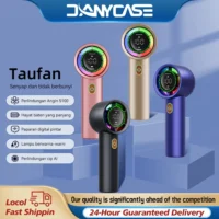 DANYCASE Kipas Angin Portable Mini Tangan Kecil Turbo – Baterai Tahan Lama, USB, Murah, Cepat Angin, Cocok untuk Travel, Kantor, Sekolah dan Aktivitas Luar Ruangan