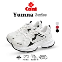 Cani “Free Box” (Size 36 – 42) Yumna Sepatu Sneakers Wanita Olahraga Kasual Korean Trendy Shoes 9255