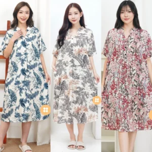 WHY.LABELLE Daster Rayon Terusan Busui Premium Rayon