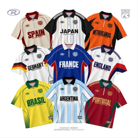 Jersey World Cup Series Couple Ayah & ANAK Jersey Bola Fantasy Retro Jersey Piala Dunia 2026 Kualitas Premium Full Printing Sublimasi